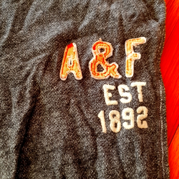 Abercrombie & Fitch Collegiate Vintage Style Charcoal Gray Sweatpants Small - Picture 2 of 5